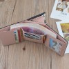 Simple women's Mini Wallet fashion retro flower short zero wallet female student three fold Wallet 