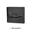 Hot selling foreign trade new anti-theft brush RFID men's wallet leather wallet Crazy Horse Leather short leisure Wallet