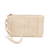 popular straw zero wallet women's medium and long simple handbag foreign trade portable mobile phone bag women's bag 