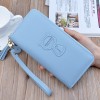 2021 new hand wallet women's long zipper Korean fashion handbag zero wallet large capacity mobile phone bag 