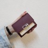 Ins new Korean small wallet women's short folding simple fashion women's card bag Mini zero wallet 30% off 