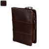 New factory source RFID leisure leather money collet layer cowhide change bag retro Crazy Horse Leather Men's wallet 