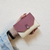 Ins new Korean small wallet women's short folding simple fashion women's card bag Mini zero wallet 30% off 