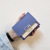 Ins new Korean small wallet women's short folding simple fashion women's card bag Mini zero wallet 30% off 