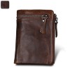 Amazon wallet wholesale new men's leather brush hot Wallet