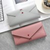 Women's long heart-shaped letter embroidery thread 20% off multifunctional simple wallet 2021 new student multifunctional Wallet 