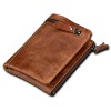 Amazon wallet wholesale new men's leather brush hot Wallet