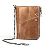 Factory wholesale men's new leather wallet RFID anti-theft money brush collet layer cowhide business leisure Wallet