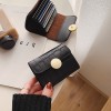 Women's short small change wallet multi card slot card bag card 2022 new Korean fashion simple wallet stone pattern 