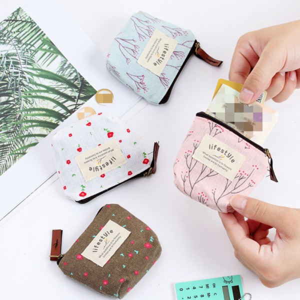 Lovely canvas zero wallet...