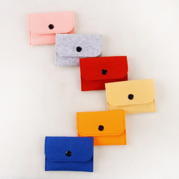 Felt business card bag fe...