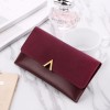 Autumn and winter new wallet matte color matching 30% off long women's wallet wholesale 