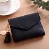 Manufacturers directly provide short wallet tassel pendant litchi pattern wallet multi card women's zero wallet 