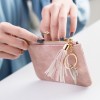 Photo printed leather goods * women's Mini Purse change wallet women's short Korean student small fresh thin coin bag 