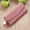 Spring and summer new long hand holding fashion heart-shaped pendant simple fashion multi-functional litchi pattern women's purse 