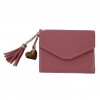 Manufacturers directly provide short wallet tassel pendant litchi pattern wallet multi card women's zero wallet 