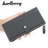 Baellerry cross border popular women's wallet simple and fashionable multi card slot card bag 30% discount buckle Long Wallet 