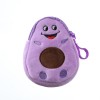 Cartoon small change wallet children's lovely corduroy change bag avocado coin bag 