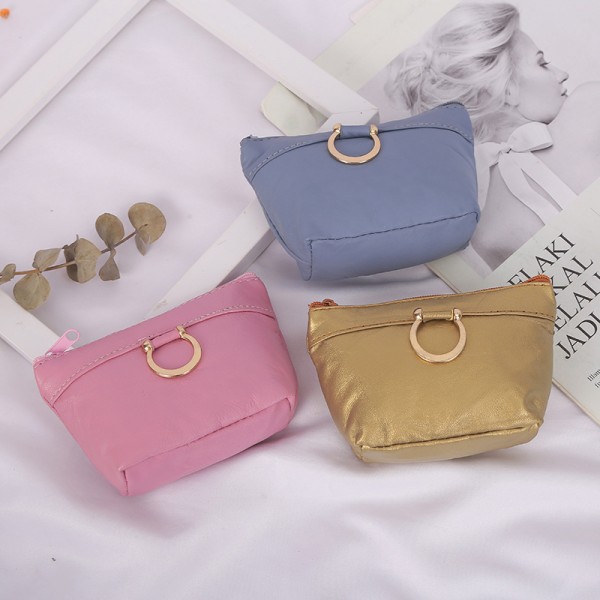 Korean ins solid color sh...