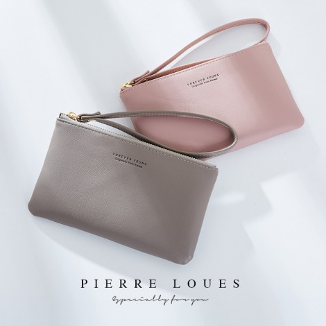 Pierre Louis simple women's small wallet Korean version small handbag solid color large capacity zero wallet manufacturer direct sales 