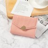 2021 new small wallet women's Korean version anti degaussing small, fresh, small and simple women's thin multi card zero wallet 