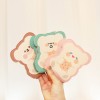 Cute cartoon bear biscuit card bag card set driver's license set meal card certificate set pu leather bank card credit card bag 