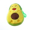 Cartoon small change wallet children's lovely corduroy change bag avocado coin bag 