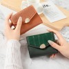 2021 new small wallet women's Korean version anti degaussing small, fresh, small and simple women's thin multi card zero wallet 