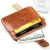 Real leather Amazon card bag ultra thin RFID anti-theft brush wallet card bag foreign trade Mini Wallet Card Case 