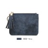 Photo printed leather goods * women's Mini Purse change wallet women's short Korean student small fresh thin coin bag 