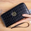 2022 new women's purse double layer long women's handbag double zipper fashion fashion multi card position high-capacity grab 