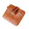 Real leather Amazon card bag ultra thin RFID anti-theft brush wallet card bag foreign trade Mini Wallet Card Case 