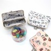 Cartoon cute women's zero wallet fabric printing short wallet creative bank card bag wholesale 