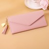 Wallet ladynew short tassel pendant litchi pattern wallet card bag holding lovely zero wallet in stock 