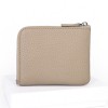 Custom fashion multi Card Wallet Japanese PU leather portable zero wallet short 7-word zipper handbag 