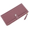 Baellerry cross border popular women's wallet simple and fashionable multi card slot card bag 30% discount buckle Long Wallet 