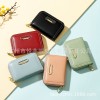 Yueqiankai new Korean version cross-border trend women's organ card bag ins foreign trade zipper handbag wholesale 