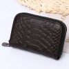 Spring new leather snake pattern multi card organ card bag certificate bag zero wallet credit card bag K-01 