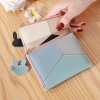 Manufacturer direct sales 2020 new wallet short women's Zipper Wallet Korean tassel simple and versatile zero wallet 