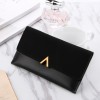 Autumn and winter new wallet matte color matching 30% off long women's wallet wholesale 