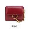 Spot wholesale women's purse hot selling Korean version new leather retro chain decoration 30% off short women's purse 