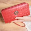2022 new women's purse double layer long women's handbag double zipper fashion fashion multi card position high-capacity grab 