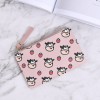 Small wallet women's Korean version new cute cow ultra-thin zero wallet zipper multi card position large capacity portable wallet women 