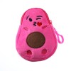 Cartoon small change wallet children's lovely corduroy change bag avocado coin bag 