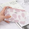 Small wallet women's Korean version new cute cow ultra-thin zero wallet zipper multi card position large capacity portable wallet women 
