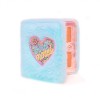 Bentoy Plush portable wallet peach heart embroidery short wallet girl style Student Wallet qt3213 