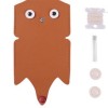 New ins leather card bag change purse creative cute DIY hand sewn owl shape card pocket change purse 