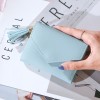 Manufacturer direct selling new women's wallet female tassel pendant litchi pattern wallet card bag zero wallet spot wholesale 