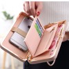 Foreign trade new women's large capacity lunch box Bow Purse Japan and South Korea long hand bag small fresh mobile phone bag fashion 