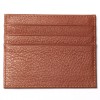 Retro ultra thin compact card bag leather multi card position card bag Amazon card sleeve clip simple male and female card clip 